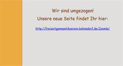 Desktop Screenshot of freizeitgymnastikverein-bohnsdorf.de